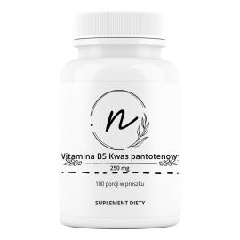 Witamina B5 Kwas pantotenowy 250 mg 100 porcji w proszku | NaturePRO