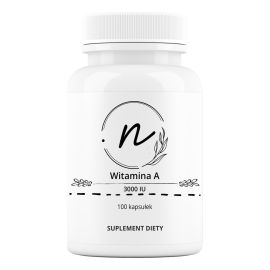 Witamina A 3000 IU 100 kapsułek | NaturePRO