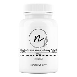 MethyloFolian kwas foliowy 5-MTHF 400 μg 100 tabletek | NaturePRO