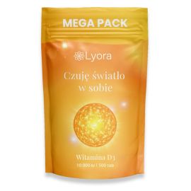 Witamina D3 10000 IU  Mega Pack 500 tabletek | Lyora