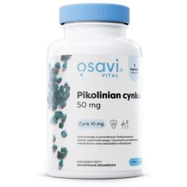 Pikolinian Cynku Osavi 50mg - 120 vegan kapsułek