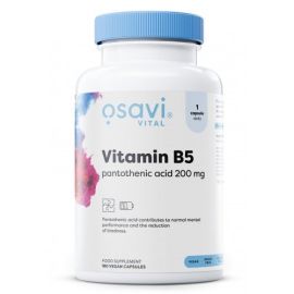 Witamina B5 Kwas Pantotenowy Osavi - 180 vegan kapsułek