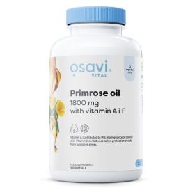Olej z Wiesiołka z Witaminą A i E Osavi - 180 softgels