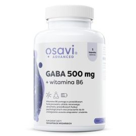 GABA 500mg + Witamina B6 Osavi 120 wegetariańskich kapsułek