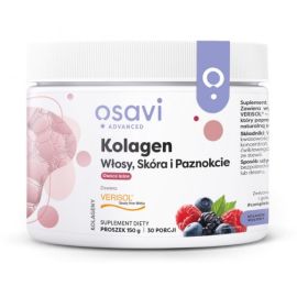 Kolagen (Włosy Skóra i Paznokcie) Osavi Owoce Leśne - 150 grams