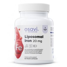 Liposomalne Żelazo Osavi - 60 vegan kapsułek