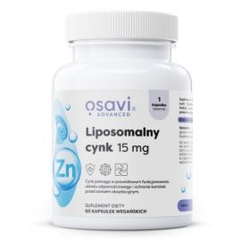 Liposomalny Cynk Osavi 15mg - 60 vegan kapsułek