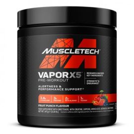 Vapor X5 Pre-Workout MuscleTech 247 - 252 grams Fruit Punch
