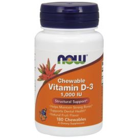 Vitamin D-3 NOW Foods 1000 IU (Chewable) - 180 chewables