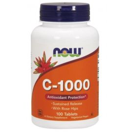 Vitamin C-1000 with Rose Hips NOW Foods 100 tabletek