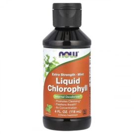 Extra Strength Liquid Chlorophyll NOW Foods Mint - 118 ml.