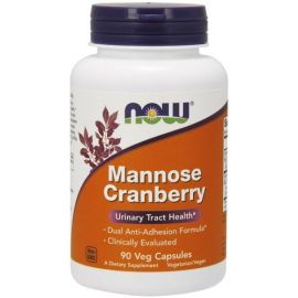 Mannose Cranberry NOW Foods 90 wegetariańskich kapsułek