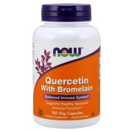 Quercetin with Bromelain NOW Foods 120 wegetariańskich kapsułek