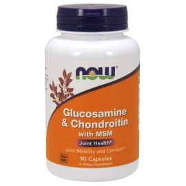 Glucosamine & Chondroitin with MSM NOW Foods 90 kapsułek