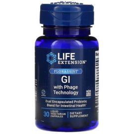 Florassist GI with Phage Technology Life Extension 30 liquid wegetariańskich kapsułek