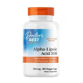 Alpha-Lipoic Acid Doctor's Best 300mg - 180 wegetariańskich kapsułek