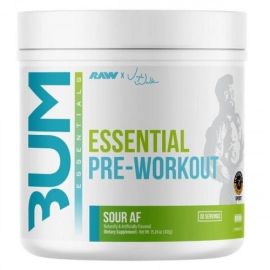 CBUM Essential Pre-Workout Raw Nutrition 393 - 441 grams Raspberry Creamthickle